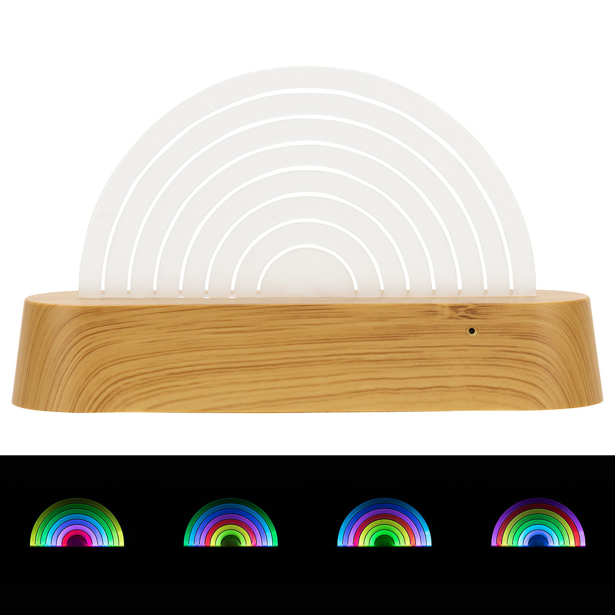 Bamboo Rainbow Sound-Reactive LED Ambient Light