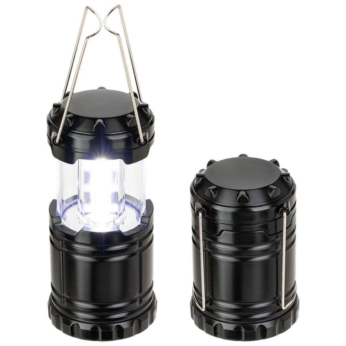 Black Best Buddy Tools® Retro Pop Up Rechargeable COB Lantern