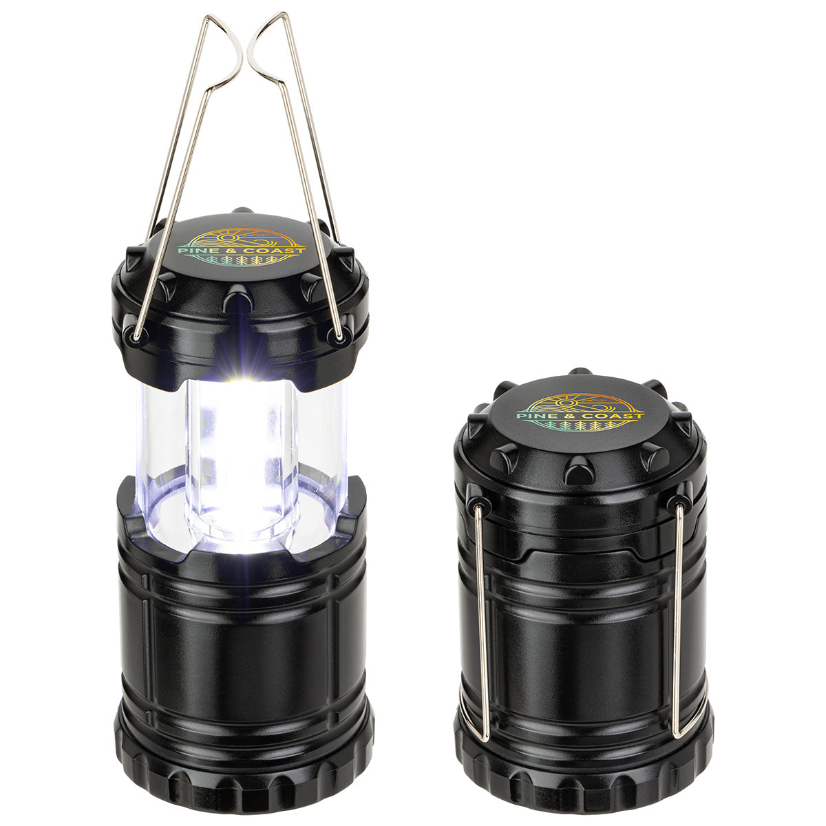 Black Best Buddy Tools® Retro Pop Up Rechargeable COB Lantern