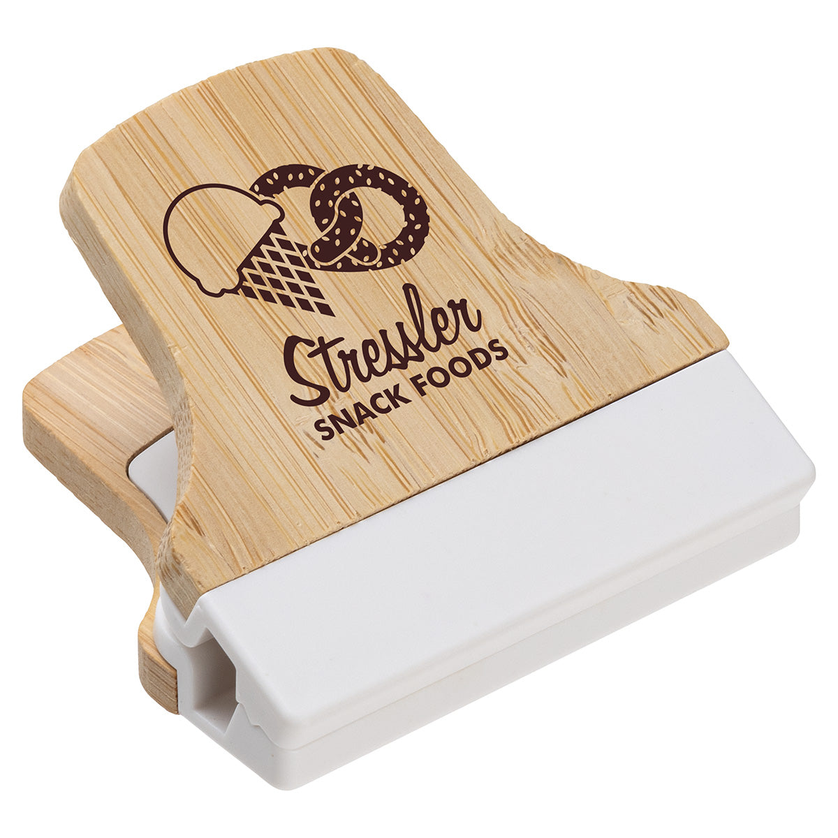 White Bamboo Magnetic Power Clip