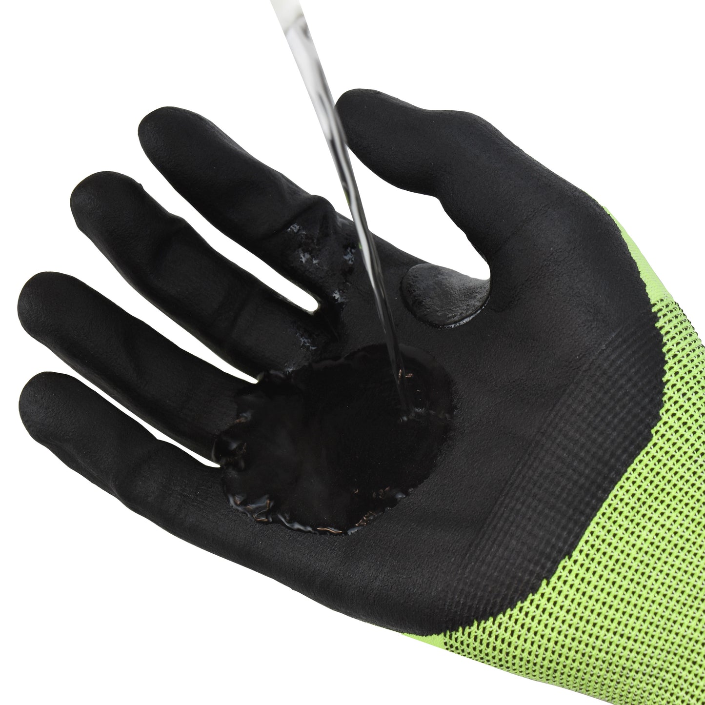 DPG833 Hi-Vis Touchscreen Micro Foam Nitrile A2 Cut Glove - Size L