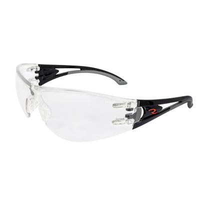 Optima™ Safety Eyewear - Black Frame - Clear Lens