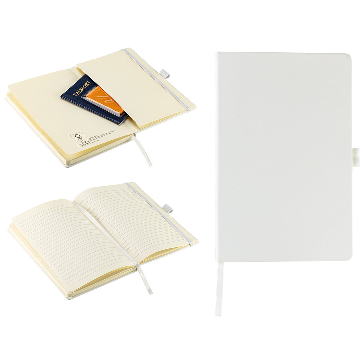 Elan Hardcover Journal with Pen Loop and Inner Pocket