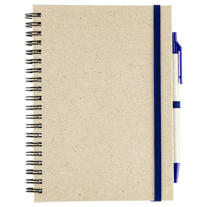 Prairie Fragrant Grass Recycled Spiral Notebook with Pen