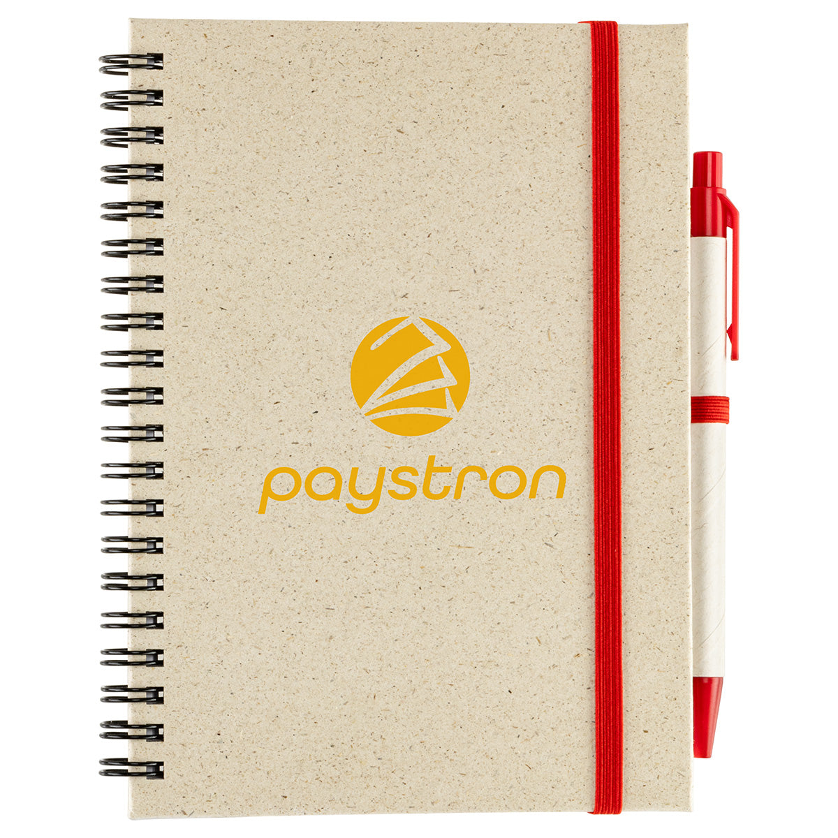Prairie Fragrant Grass Recycled Spiral Notebook with Pen