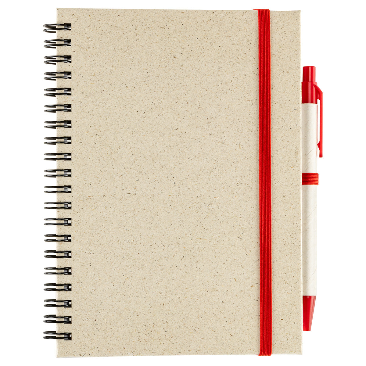 Prairie Fragrant Grass Recycled Spiral Notebook with Pen