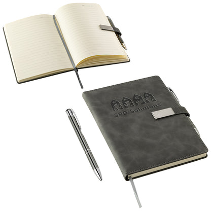 Thesis Hardcover Journal with Magnetic Closure & Pen