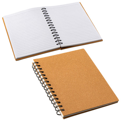 Brown Wildwood Cardboard Spiral Notebook