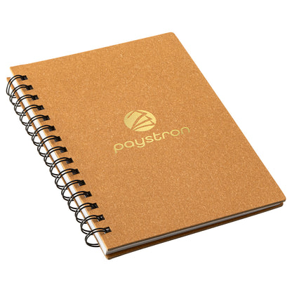 Brown Wildwood Cardboard Spiral Notebook