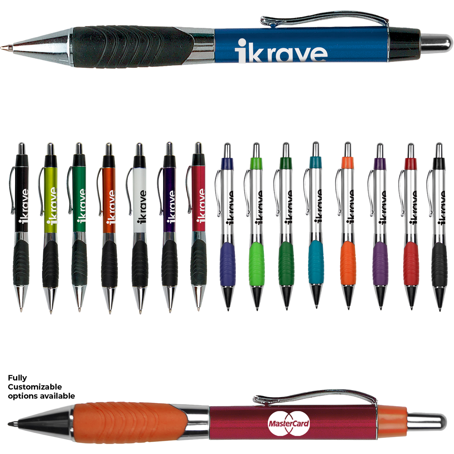 Black Wolverine Metallic Gripper Pen