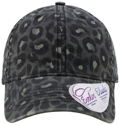 Women's Garment-Washed Fashion Print Cap - HATTIE