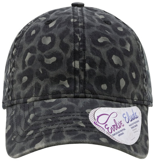 Women's Garment-Washed Fashion Print Cap - HATTIE