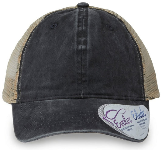 Women's Washed Mesh-Back Cap - TESS