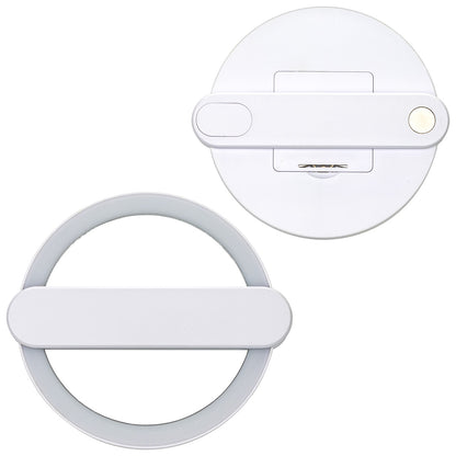 White Cabaret LED Mirror with Swivel Handle