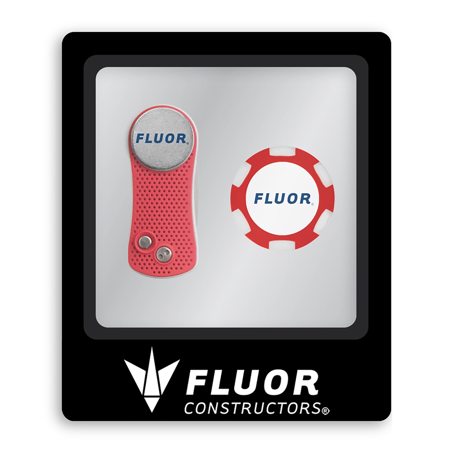 Ahead Switchfix Divot Repair Tool & Poker Chip Ball Marker Gift Set