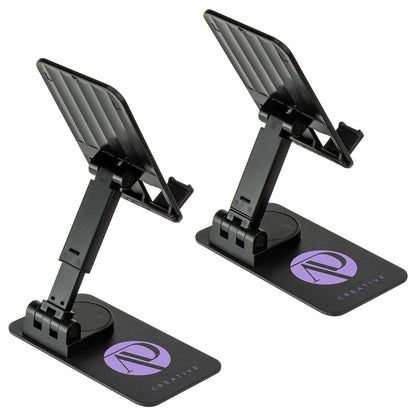 Black Ellipse 360 Degree Rotation Heavy Duty Phone Stand