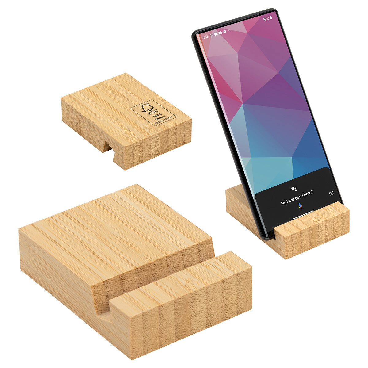 Bamboo Bamboo Bloc Phone Stand