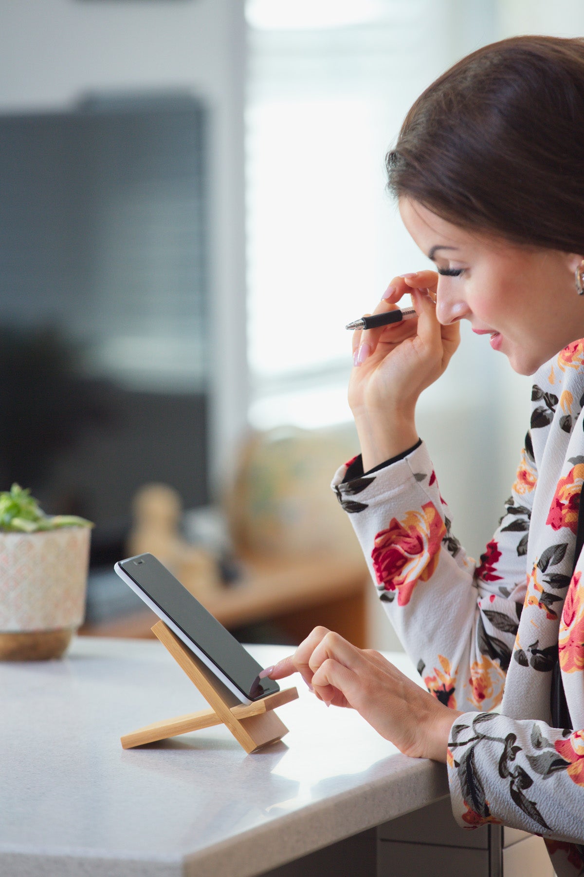 Bamboo Bamboo Portable Phone Stand