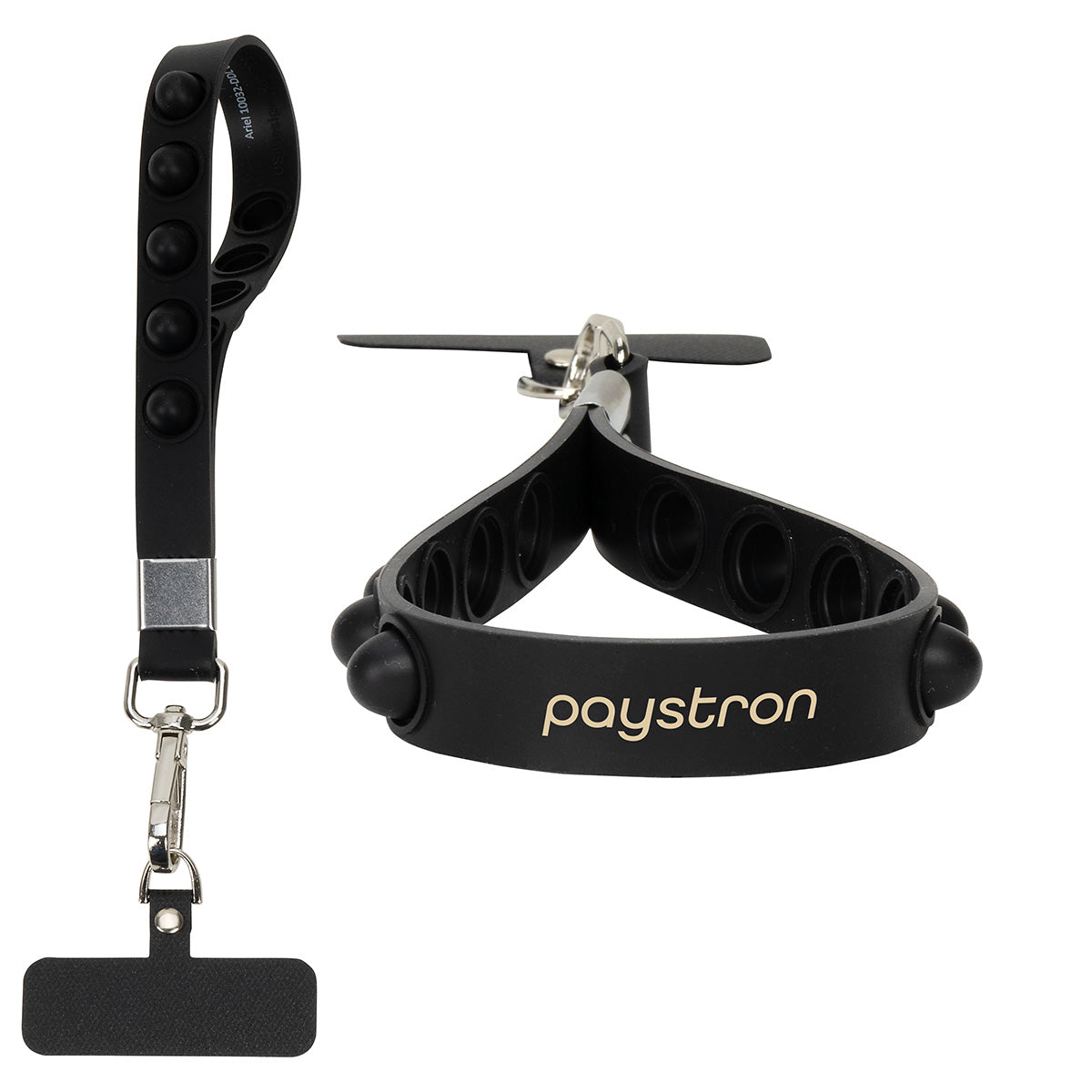 2-in-1 Push Pop Stress Reliever Phone and Keychain Wristlet