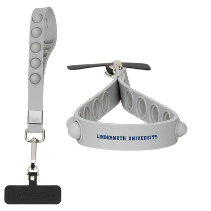 2-in-1 Push Pop Stress Reliever Phone and Keychain Wristlet