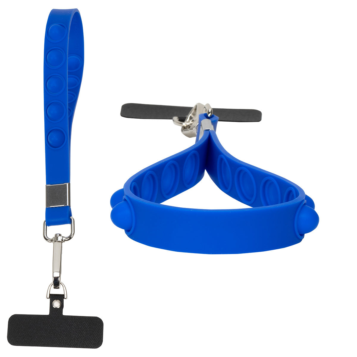 2-in-1 Push Pop Stress Reliever Phone and Keychain Wristlet