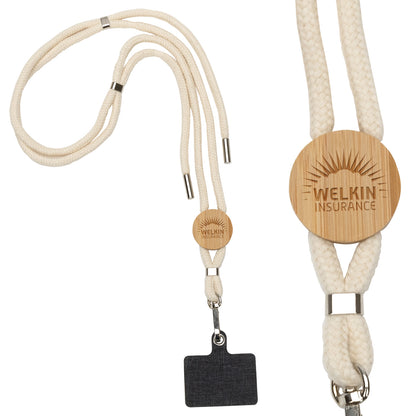 Off-White Traveler Adjustable Phone Carrier & Lanyard