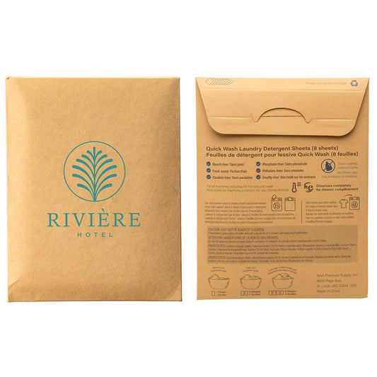 Brown Quick Wash Laundry Detergent Sheets