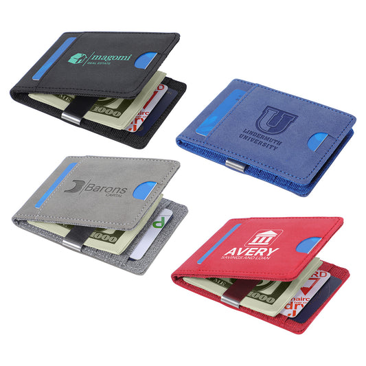 Black Best Buddy Tools® Slim Wallet with Money Clip