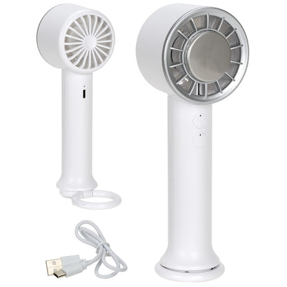 White Best Buddy Tools® Tempest Handheld Fan with AC Refrigeration