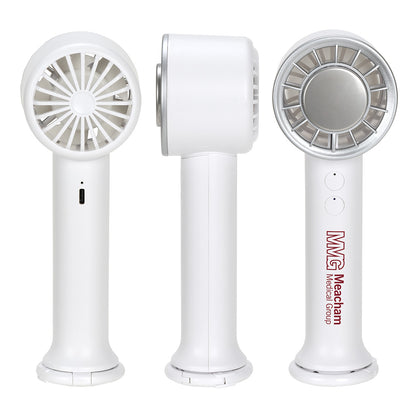 White Best Buddy Tools® Tempest Handheld Fan with AC Refrigeration