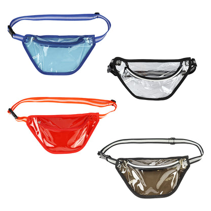 Blue Diamond Clear TPU Belt Bag