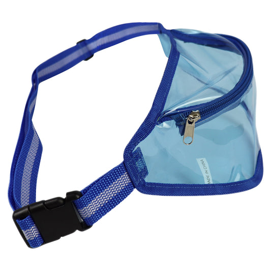Blue Diamond Clear TPU Belt Bag