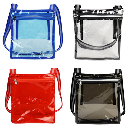 Blue Diamond Clear TPU Satchel