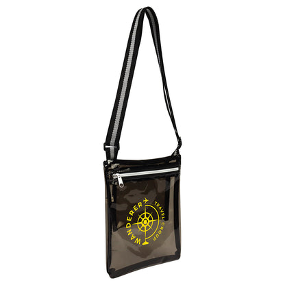 Blue Diamond Clear TPU Satchel