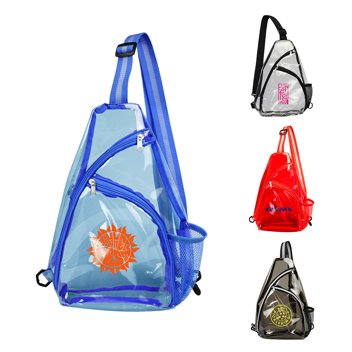 Blue Diamond TPU Sling Bag