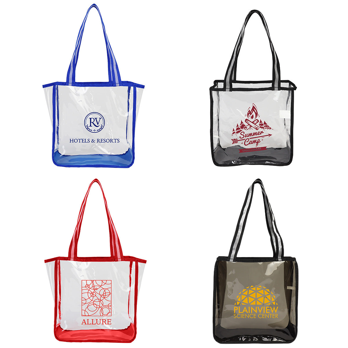 Clear Diamond Clear TPU Tote