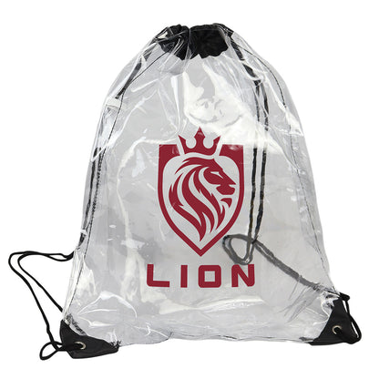 Diamond Clear TPU Drawstring Backpack