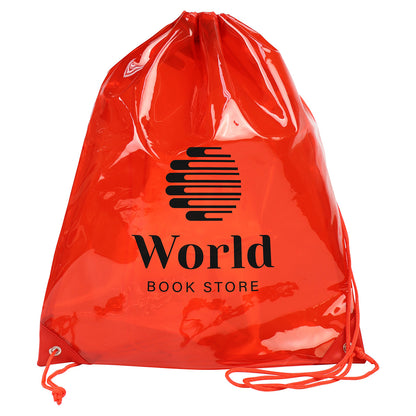 Diamond Clear TPU Drawstring Backpack