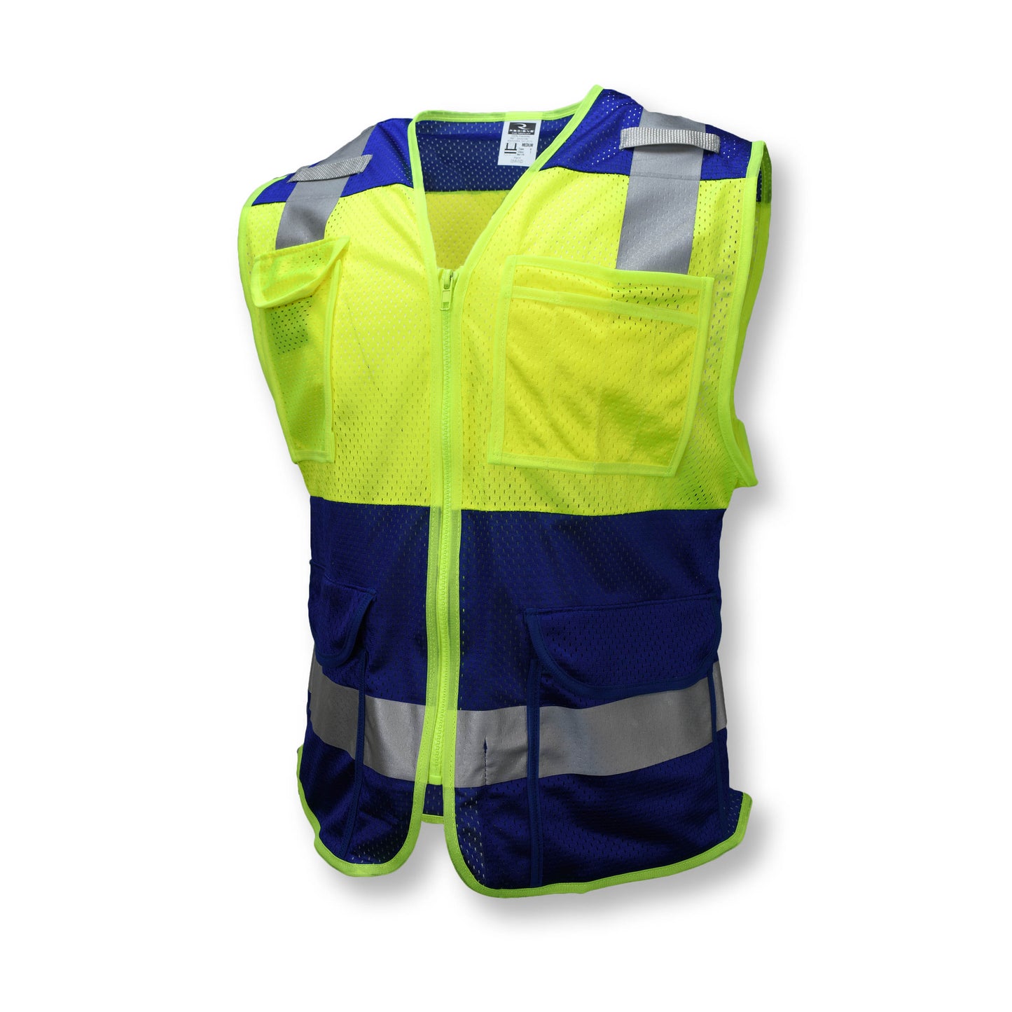 CSV6 Custom Type O Class 1 Safety Vest - Blue - Size XL