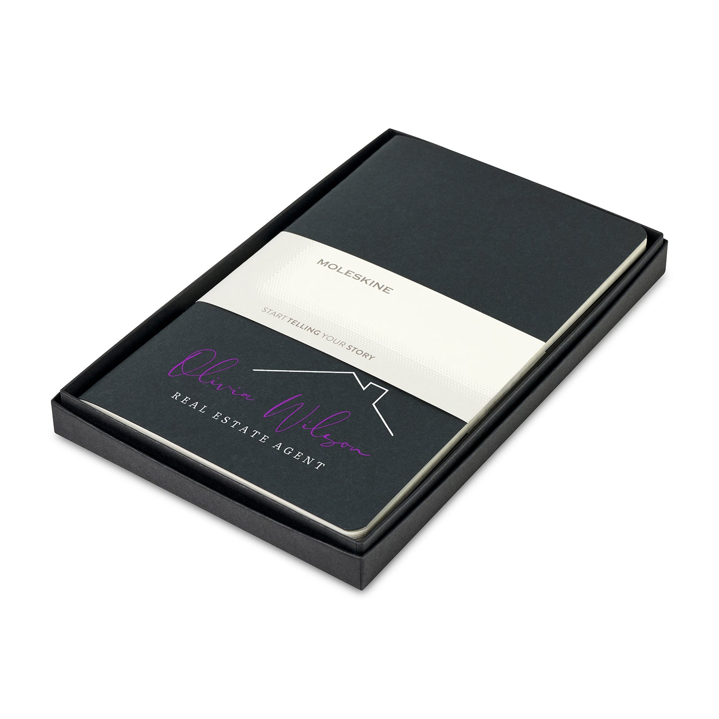 Black Moleskine® Large Cahier Gift Set