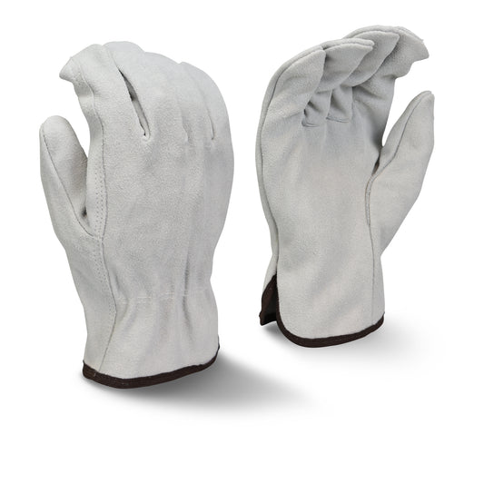 RWG4010 Economy Gray Split Cowhide Leather Driver - Size 2X