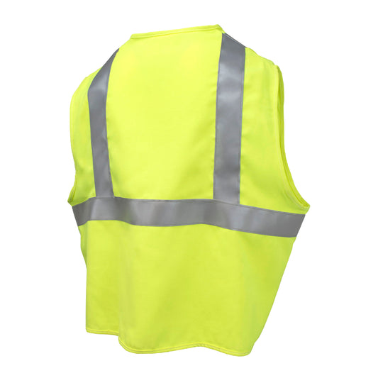 SV92-M Basic Modacrylic FR Class 2 Solid Safety Vest - Green - Size 2X
