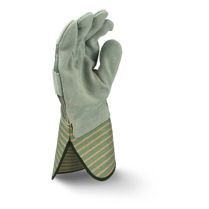 RWG3300G Select Shoulder Gray Split Cowhide Leather Glove with Gauntlet Cuff - Size L