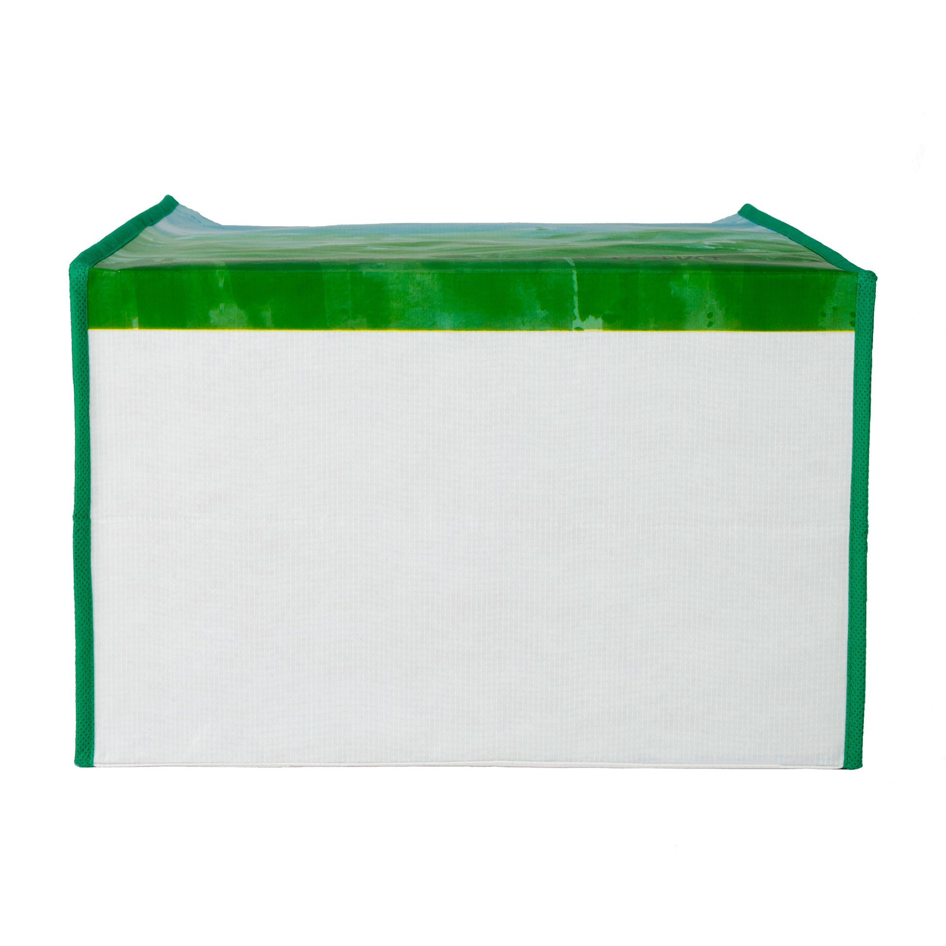 Kelly Green-Pattern Vita Laminated Recycled Shopper