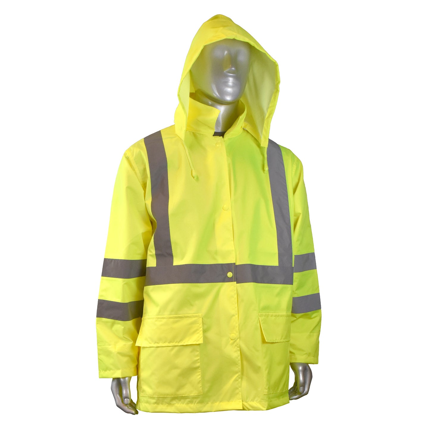 RW10-3S1Y Lightweight Rain Jacket - Hi-Vis Green - Size 2X