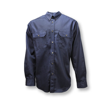 FRS-003 VolCore® Long Sleeve Cotton Button Down FR Shirt - GY - Size 2X