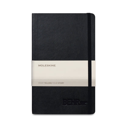 Black Moleskine® Soft Cover Ruled Large Expanded Notebook