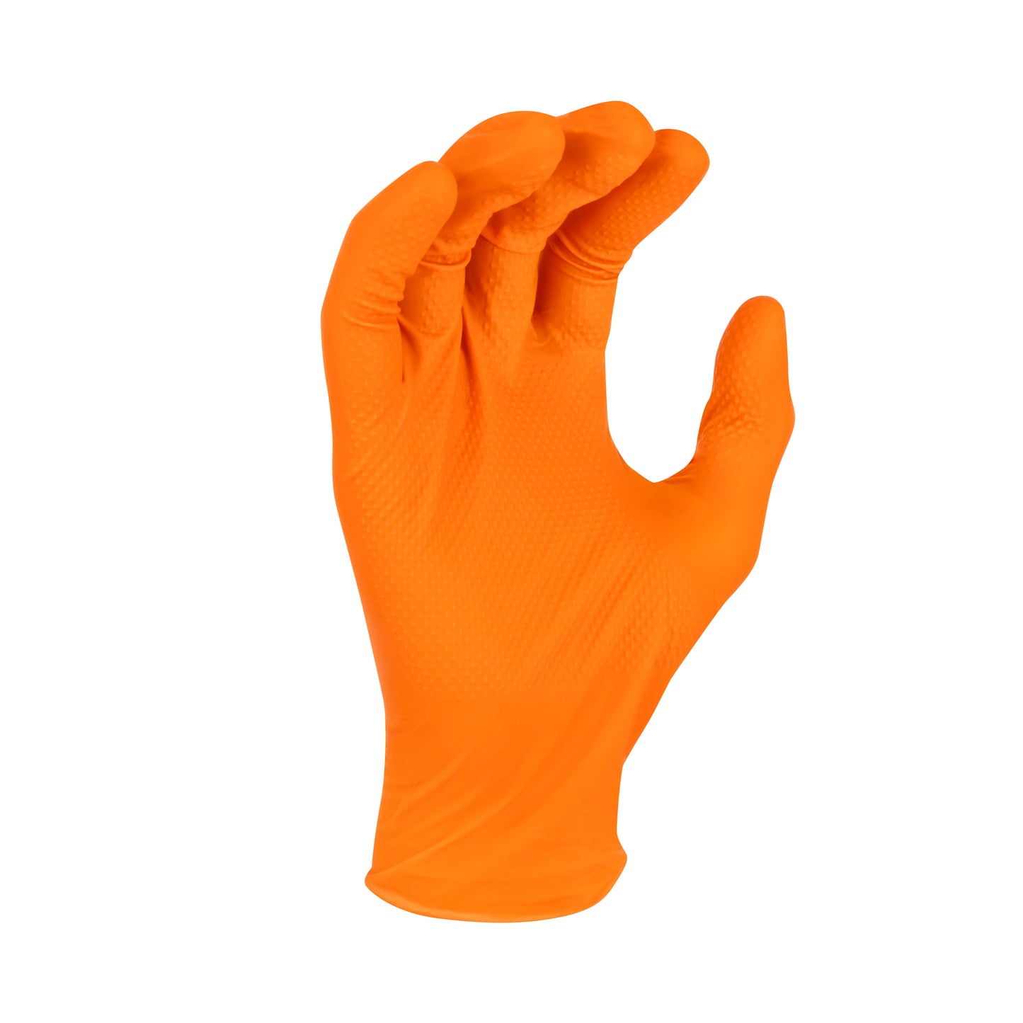 RWG9608 8 Mil Nitrile Diamond Grip Disposable Industrial Grade Glove - Size L