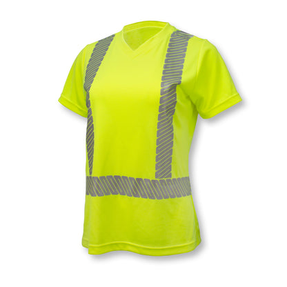 ST11 Class 2 High Visibility Women's Safety T-Shirt with Max-Dri™ - Green - Size XL