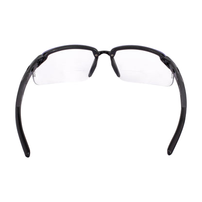 ES5 Bifocal Safety Eyewear - Crystal Brown Frame - HD Brown Lens - 1.5 Diopter